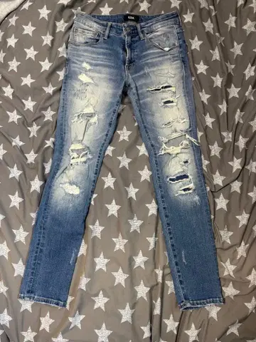 AZUL by MOUSSY 데미지 데님 M