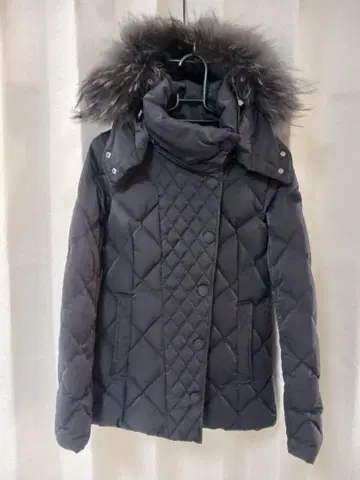 TATRAS 블랙 퀼팅 다운 자켓