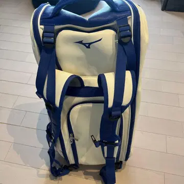 미즈노 라켓백 화이트/블루