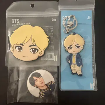 김석진 JIN BTS 키링 거울 캔뱃지