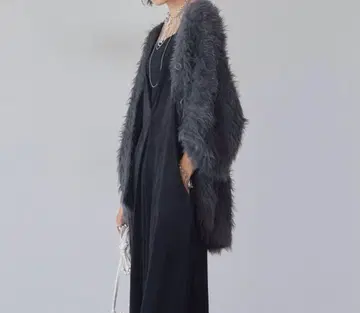 ESICA 샤기 니트 가디건