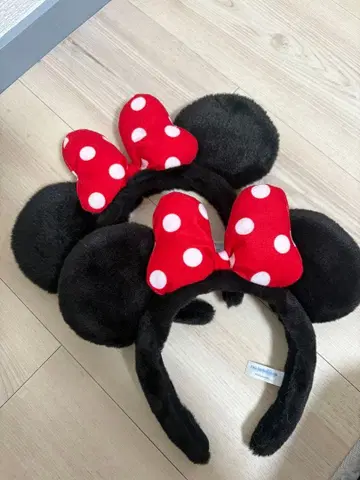 미니 마우스 머리띠 2개 세트