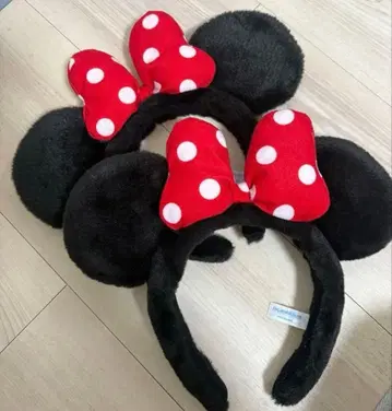 미니 마우스 머리띠 2개 세트