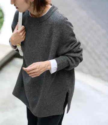 FRAMeWORK 래글런 슬리브 와이드 풀오버 니트