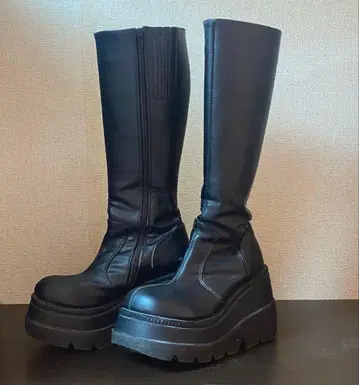 데모니아 롱 부츠 블랙 demonia