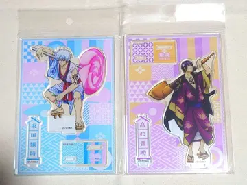 은혼 가부키 아크릴 스탠드 사카타 긴토키 타카스기 신스케 2개 세트