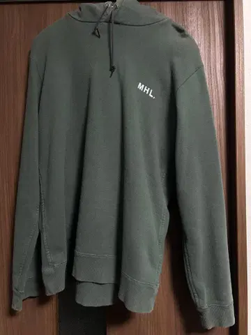 MHL. 올리브 그린 후드티 L 사이즈