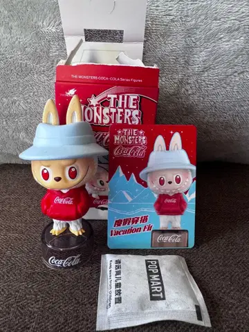 정품 POPMART THEMONSTERS 러브브 코카콜라 피규어