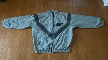 ARMY 로고 그레이 나일론 자켓