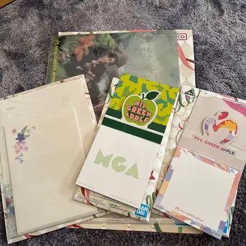 Mrs. GREEN APPLE 제일복권 H상 문구류 4종