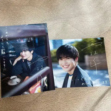 니시가키 타쿠미 크레디세존 디지털 사인&댓글 포함 브로마이드