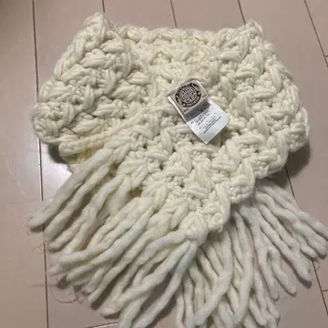 REPLAY KNITWEAR 아이보리 머플러 리플레이 이탈리아