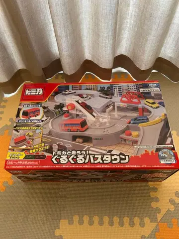 미사용/버스 없음 토미카 빙글빙글 버스타운 토미카타운