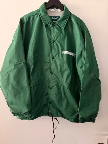 GOODENOUGH 그린 컬러 나일론 자켓