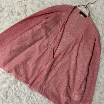 ESPLE 볼레로풍 가디건 핑크 38