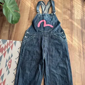 에비수 오버롤 데님 청바지