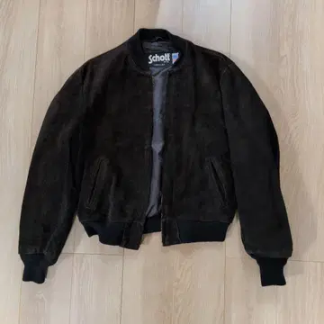 Schott 스웨이드 자켓 42 블랙