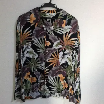 SOE 플로럴 패턴 긴팔 셔츠