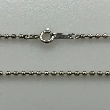 실버 925 볼 체인 목걸이 50cm