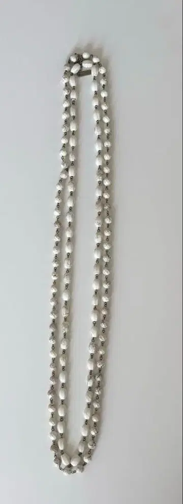 콩치 네이비 롱 목걸이