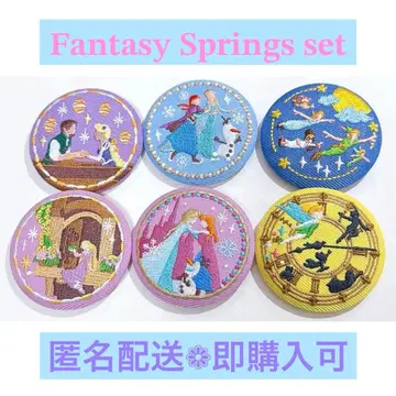 디즈니 자수 캔 배지 겨울왕국 라푼젤 피터 팬