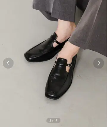 스퀘어 디자인 로퍼