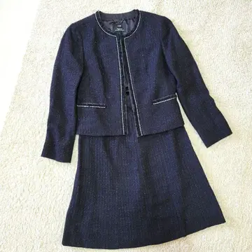 새상품급 23구 세레모니 수트 자켓 스커트 2세트 트위드