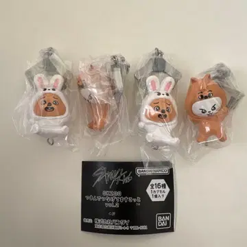 SKZOO 집어서 이어 붙이는 마스코트 vol.2 리빗 보드카 된장 4개