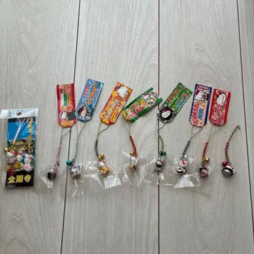 덤 포함 지역 한정 키티 키링 세트 미개봉 새상품 묶음 판매 스트랩