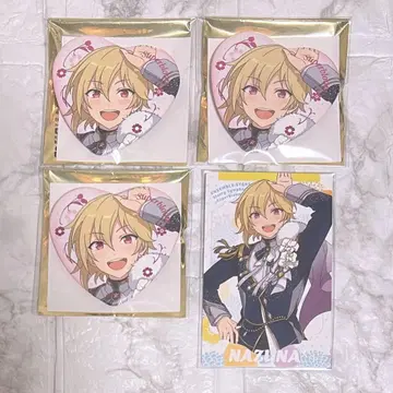 앙스타 니토 나즈나 스타포니 캔뱃지 카드 4점