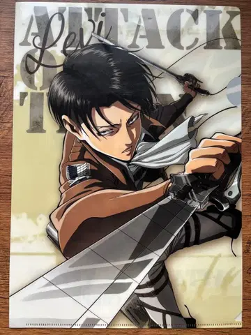 진격의 거인 A4 클리어 파일 리바이