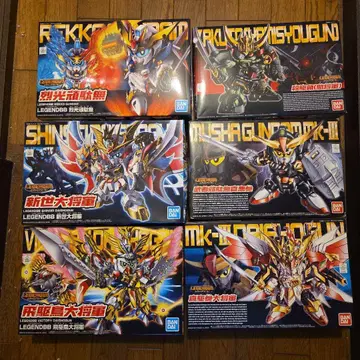 SD 건담 BB전사 LEGENDBB 6개 세트 미조립