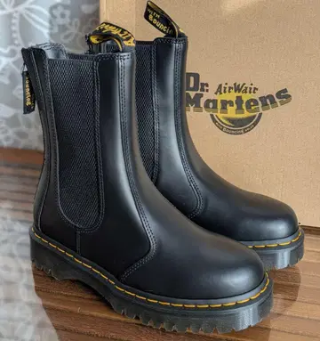닥터마틴 첼시 부츠 벡스 백지퍼 통굽 정품