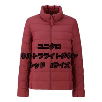 유니클로 울트라 라이트 다운 L 레드