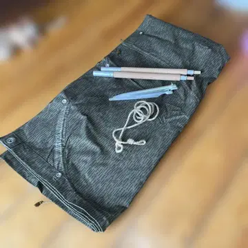 동독군 레인 카모 타프 정품 폴 페그 로프 부속