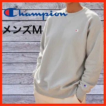 A4339*Champion*트레이닝복*속기모*자수 로고*M*그레이