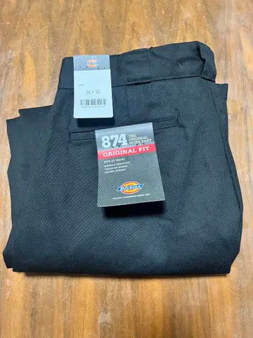 새상품 874 블랙 치노 팬츠 36x30