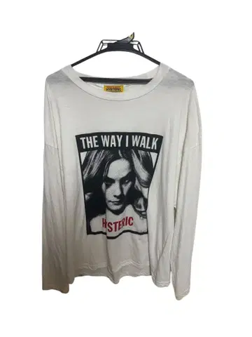 HYSTERIC 그래픽 긴팔 티셔츠 프리 사이즈