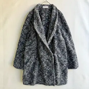 이탈리아제 조반니 마니리아 숄카라 니트 코트 모헤어