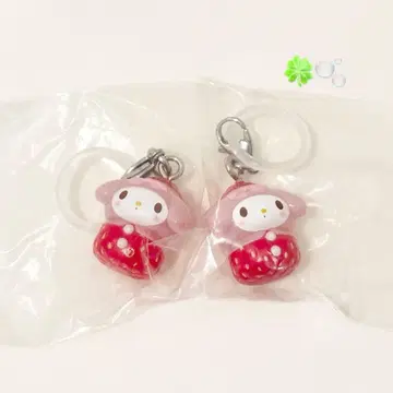 산리오 캐릭터즈 딸기 메지루시 액세서리 마이멜로디