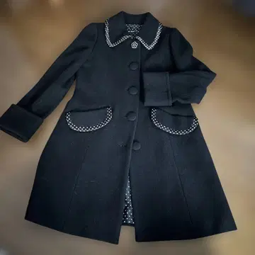 미사용 새상품 MARY QUANT 블랙 롱 코트