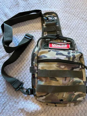 DRESS 피싱 백 미사용 카모플라쥬