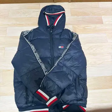 TOMMY HILFIGER XL 네이비 다운 자켓
