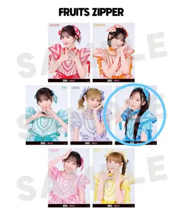 FRUITS ZIPPER 마나카 마나 포스터 의상전 카와라보 베스트 앨범