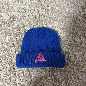 즉시 발송! NIKE 파랑 니트 모자 프리 사이즈