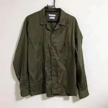 ESTNATION 올리브 긴팔 셔츠