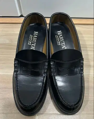 HARUTA 로퍼 블랙 일본제 27.0cm