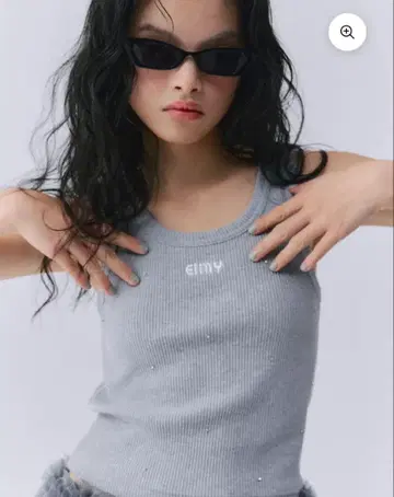 택 포함 새상품 eimy istoire 비쥬 탱크탑 그레이