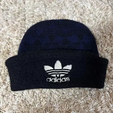 adidas 니트 모자 네이비/블랙