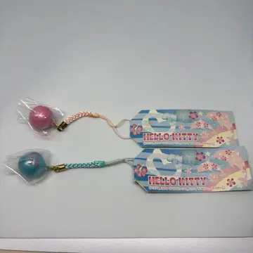 헬로키티 썸머 조수근 부적 방울 돌고래 산리오 스트랩 레어 모음